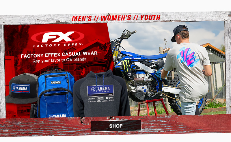Men's, women's , youth Factory Effex Casual wear, rep your favorite OE brands, SHOP